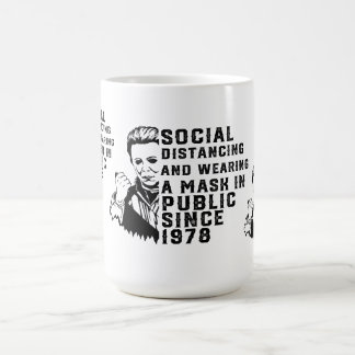 Michael Myers Social Distancing Coffee Mug