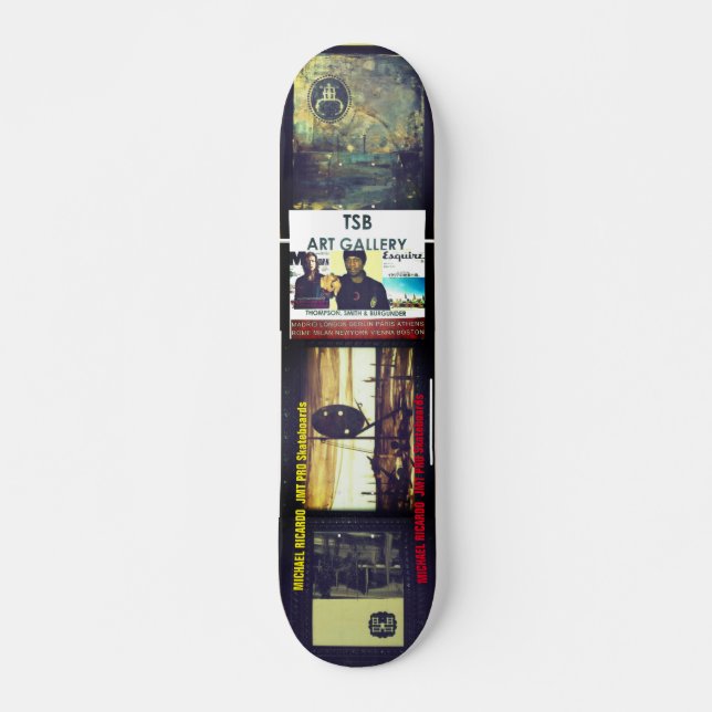 MICHAEL RICARDO 7 3/4" Skateboard Deck (Front)