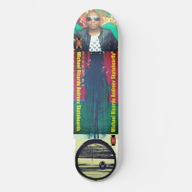 MICHAEL RICARDO 8 1/4" Skateboard Deck (Front)