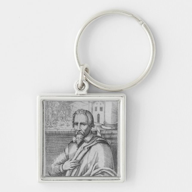 Michael Servetus Keychain (Front)