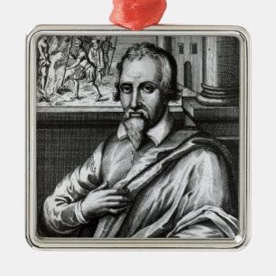 Michael Servetus Metal Ornament