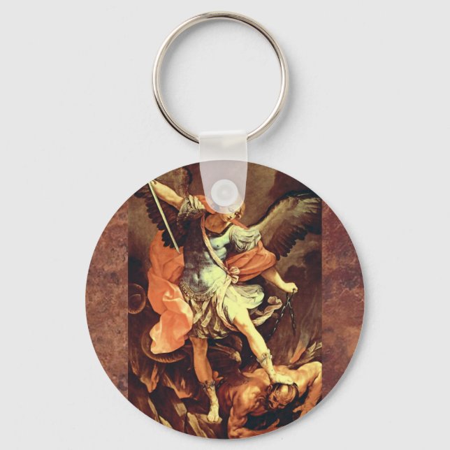 Michael the Archangel Keychain (Front)