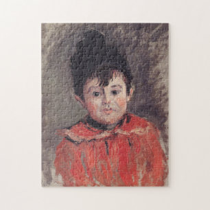 Michael with Hat and Pom Pom Monet Fine Art Jigsaw Puzzle