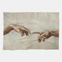 Michaelangelo hands creation adam god
