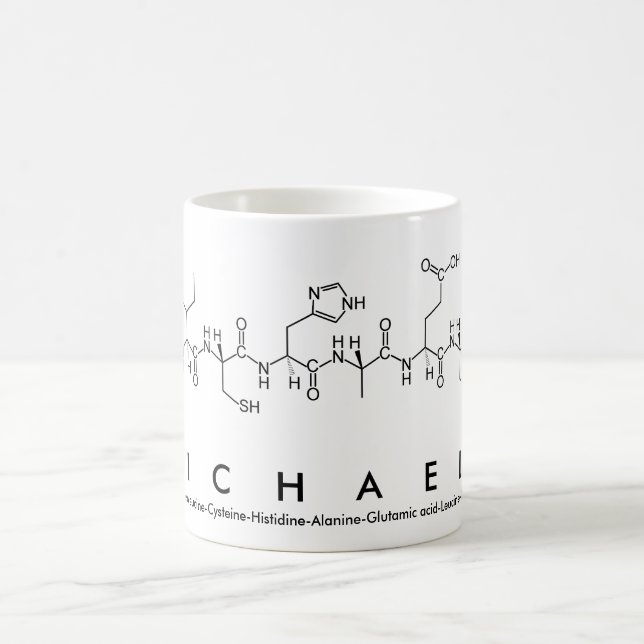 Michaele peptide nom mug (Centre)