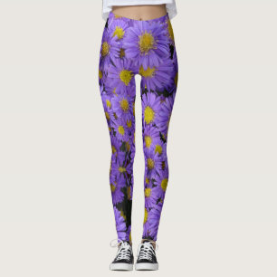 Michaelmas Daisy Motif Legging