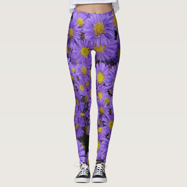 Michaelmas Daisy Motif Legging (Devant)