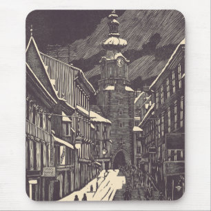 Michael's Gate in Bratislava, Slovakia Mouse Pad