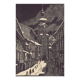 Michael's Gate in Bratislava, Slovakia Poster
