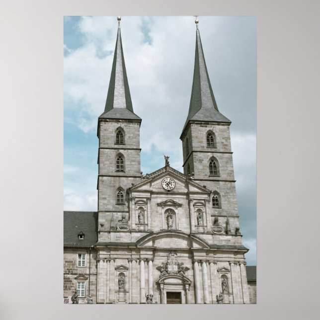 Michaelsberg Abbey in Bamberg Poster (Front)