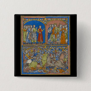 Michal's Dowry, A Bloody Struggle 2 Inch Square Button