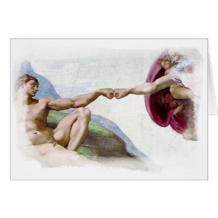 Michelangelo Création De L'Homme - Dieu Adam Check