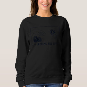 Michelangelo Creation Of Adam Altcoins Wallet Cryp Sweatshirt