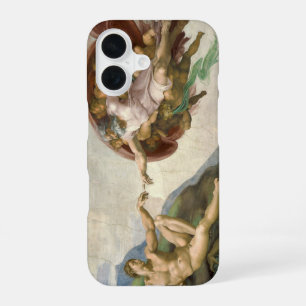 Michelangelo Creation of Adam Art iPhone 16 Case