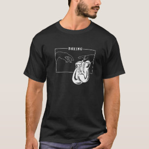 Michelangelo Creation of Adam Boxing Boxer Thai Bo T-Shirt