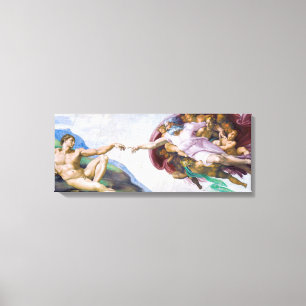 Michelangelo - Creation of Adam Isolated Canvas Print