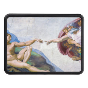 Michelangelo - Creation of Adam Isolated Trailer Hitch Cover