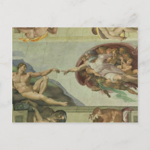 Michelangelo: Creation of Adam Postcard