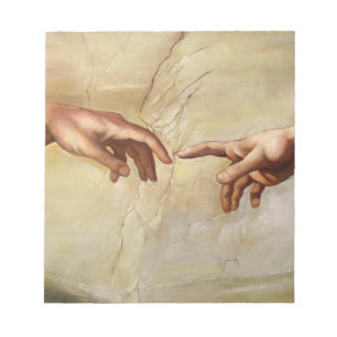 Michelangelo Creation of Adam Sistine Chapel Notepad