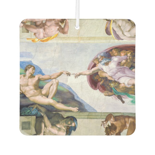 Michelangelo - Creation of Adam, Sistine Chapel's Air Freshener (Front)
