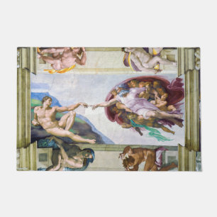 Michelangelo - Creation of Adam, Sistine Chapel's Doormat