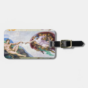 Michelangelo - Creation of Adam, Sistine Chapel's Luggage Tag