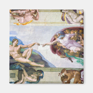 Michelangelo - Creation of Adam, Sistine Chapel's Magnet