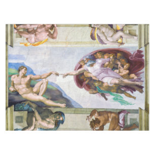 Michelangelo - Creation of Adam, Sistine Chapel's Tablecloth