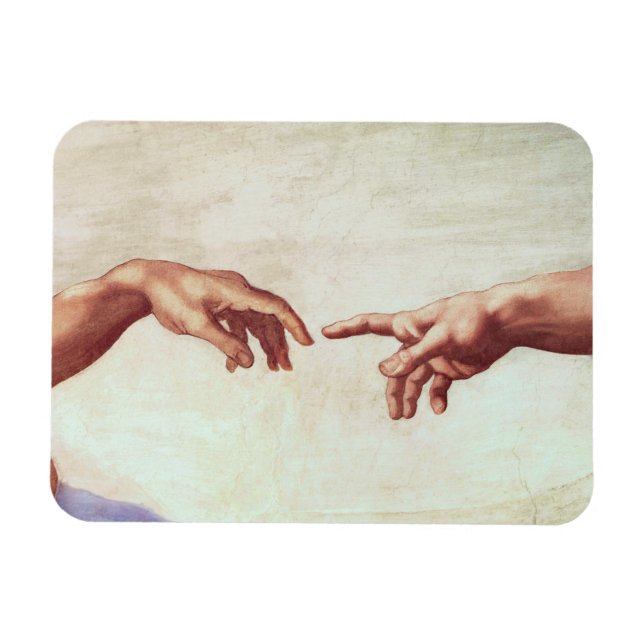 Michelangelo Hands Magnet (Horizontal)