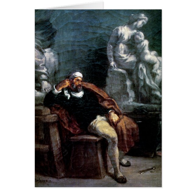 Michelangelo  in his Studio (Front)