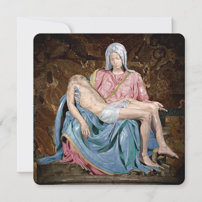 Michelangelo La Pietà Bonne Vendredi Carte Hi-Def (Devant)