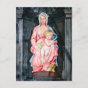 Michelangelo Madonna of Bruges Postcard