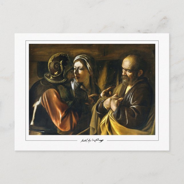 Michelangelo Merisi da Caravaggio #59 - Fine Art Postcard (Front)