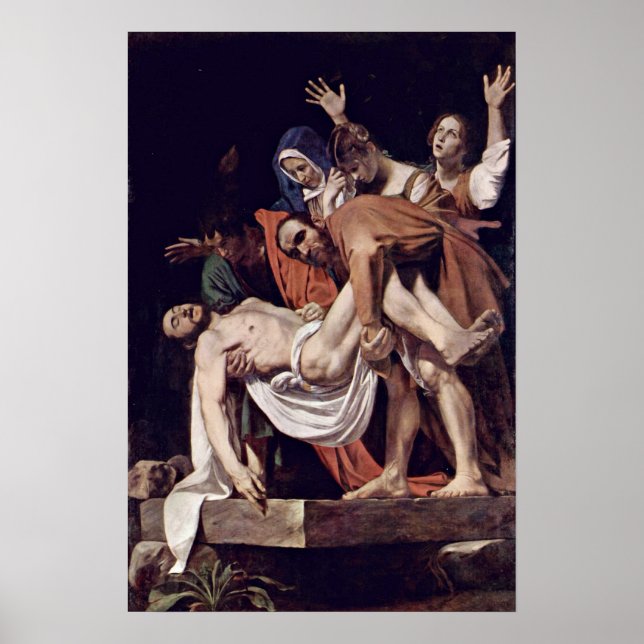 Michelangelo Merisi da Caravaggio — Entombment Poster (Front)