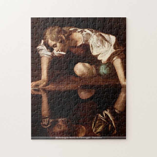 Michelangelo Merisi da Caravaggio - Narcissus Jigsaw Puzzle (Vertical)