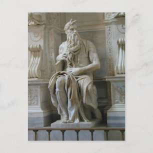 Michelangelo- Moses Postcard