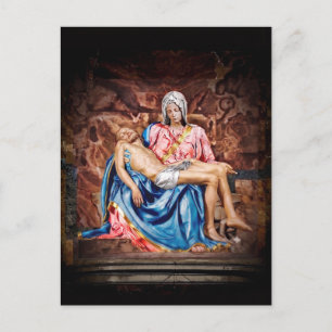 MICHELANGELO PIETA postcard