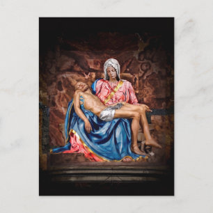 MICHELANGELO PIETA postcard