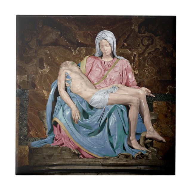 MICHELANGELO PIETA  TILE (Front)