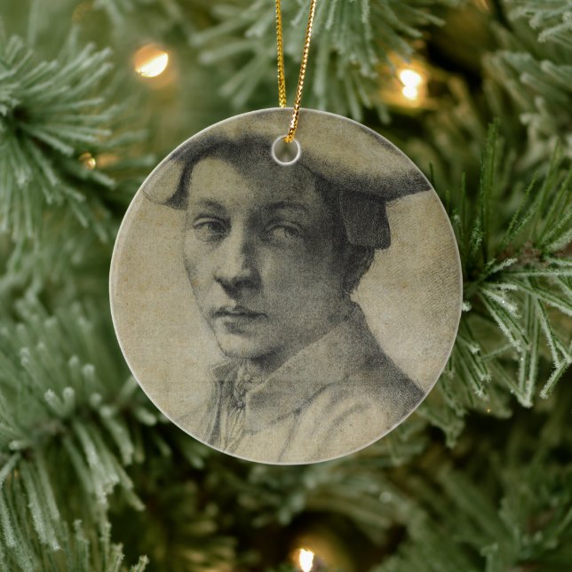 Michelangelo Portrait of Andrea Quaratesi   Ceramic Ornament (Tree)