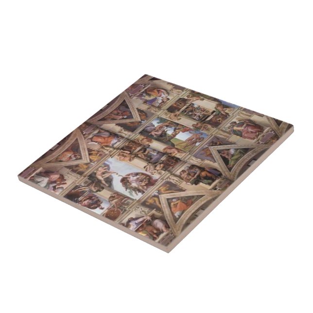Michelangelo: Sistine Chapel Ceiling Tile (Side)