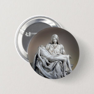 Michelangelo - The Pieta 2 Inch Round Button