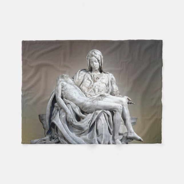 Michelangelo - The Pieta Fleece Blanket (Front (Horizontal))