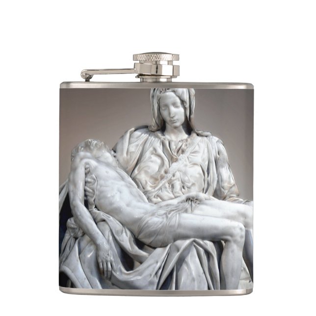 Michelangelo - The Pieta Hip Flask (Front)