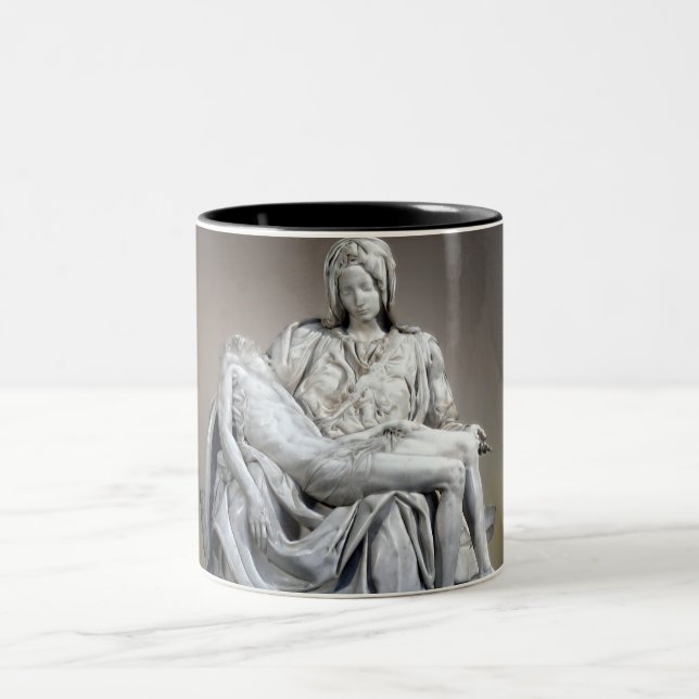 Michelangelo - The Pieta Two-Tone Coffee Mug (Center)