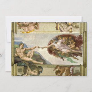 Michelangelo's Creation of Man (Creation of Adam)