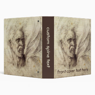 Michelangelo's Damned Soul, Head of a Man Binder