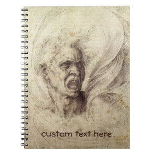 Michelangelo's Damned Soul, Head of a Man Notebook