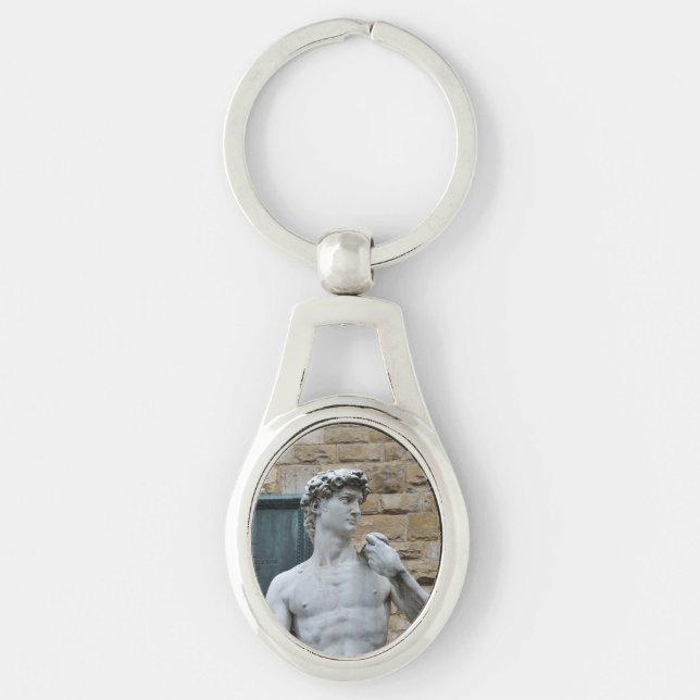 Michelangelo's David Keychain (Front)