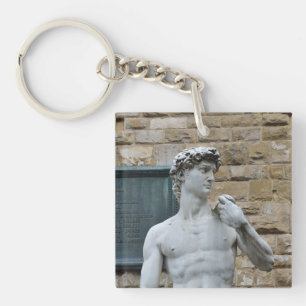 Michelangelo's David Keychain
